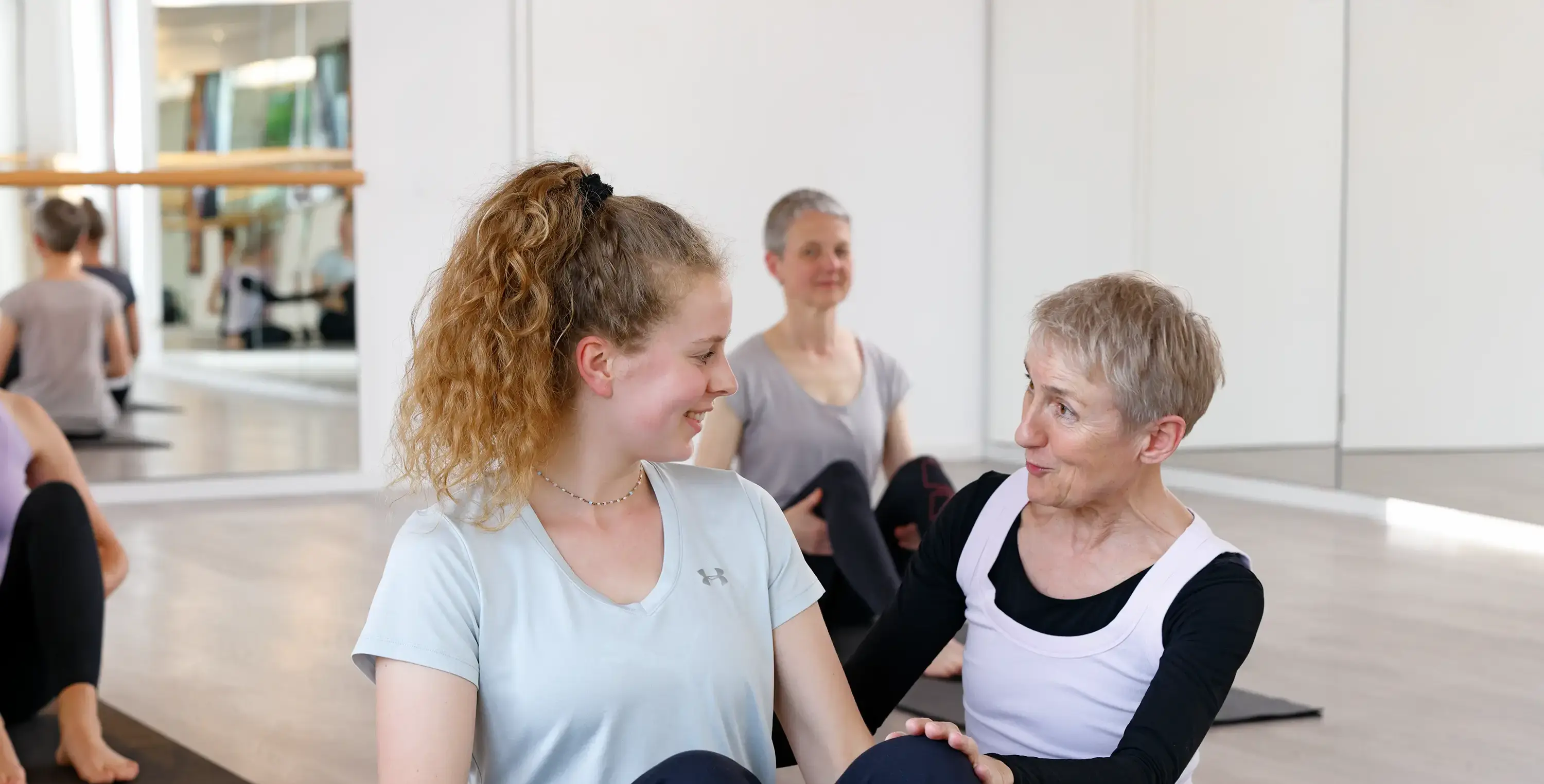 Yoga unter Anleitung